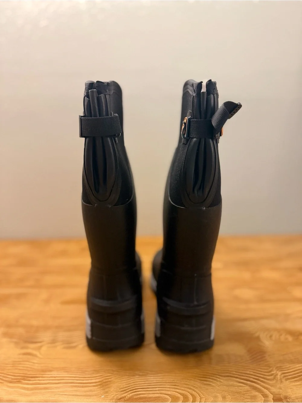 HISEA Men's Black Waterproof Insulated Boots